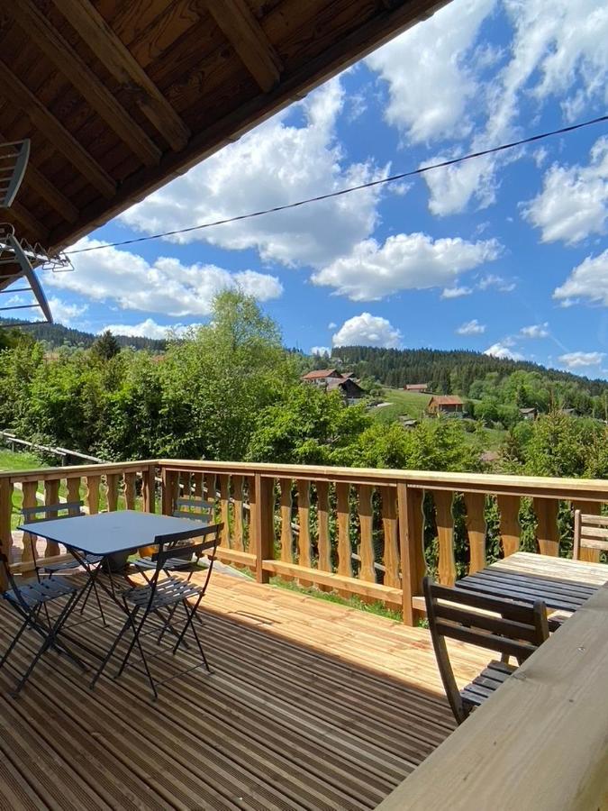 Le Bois Des Neiges Charmant Chalet Authentique A 5 Mn De Gerardmer Xonrupt-Longemer Exterior foto